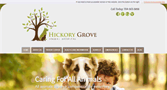 Desktop Screenshot of hickorygroveanimalhospital.com